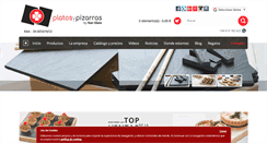 Desktop Screenshot of platosypizarras.com